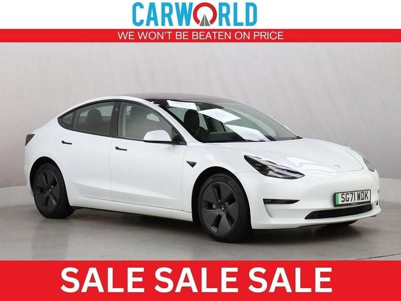 White Used 2021 Tesla Model 3 Sedan | £18,990 (Fair price) - Image 1/3