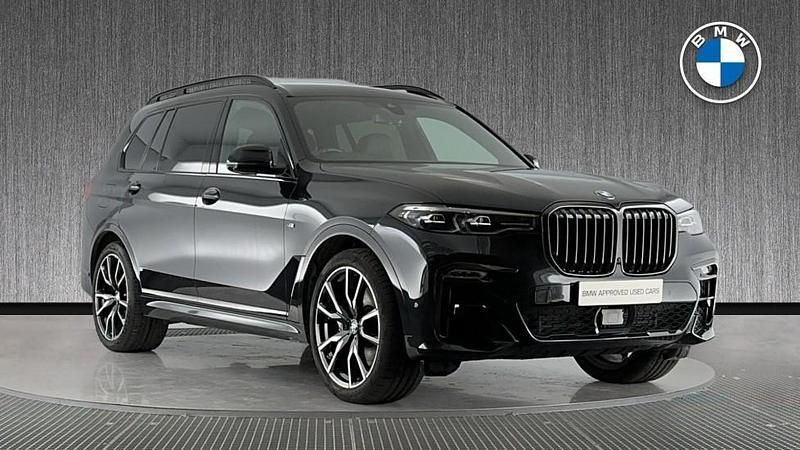 Black Used 2021 BMW X7 M Sport SUV | £50,499 (Good price) - Image 1/4