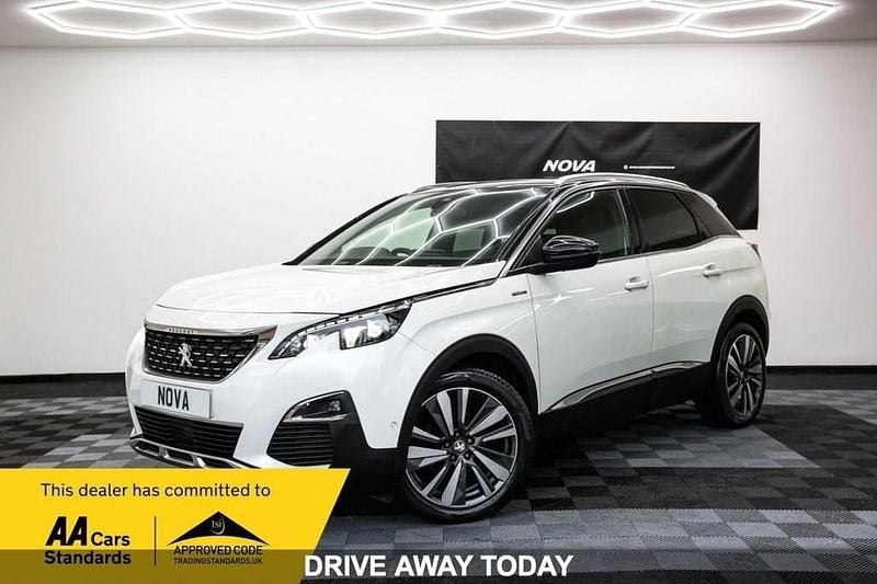 White Used 2019 Peugeot 3008 GT-line SUV | £10,850 (Fair price) - Image 1/4