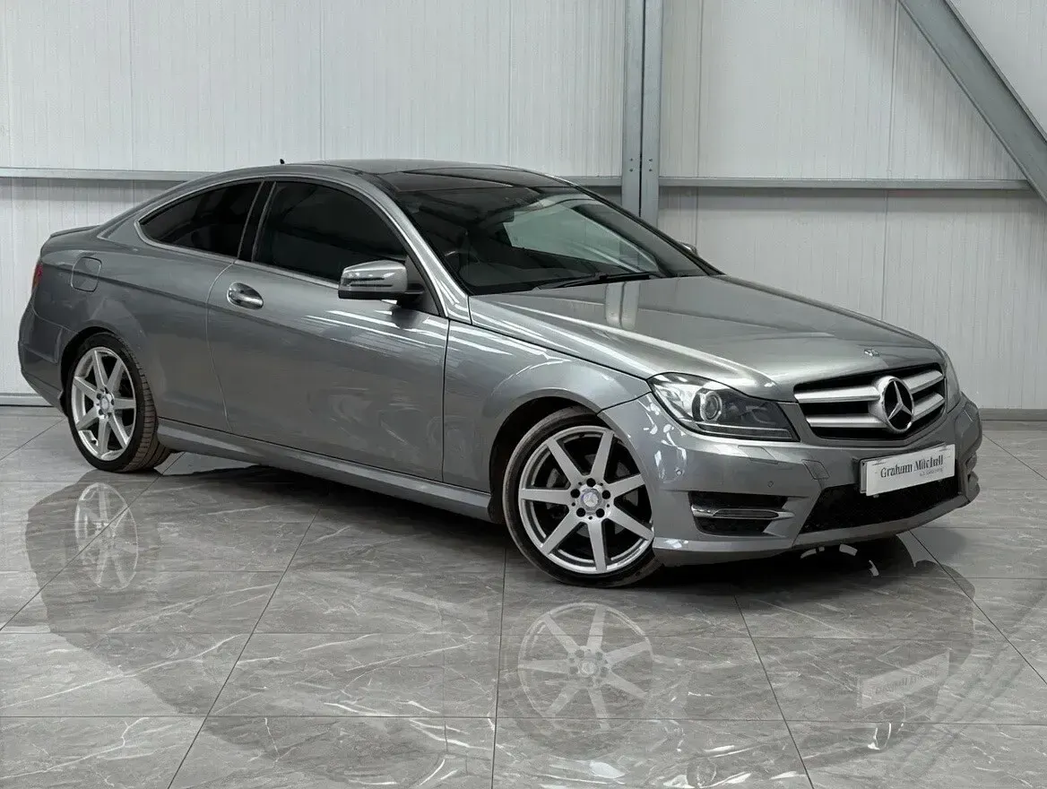 Used Mercedes C220 Sport Edition 170 HP (125 kW) 2014 Silver Coupe