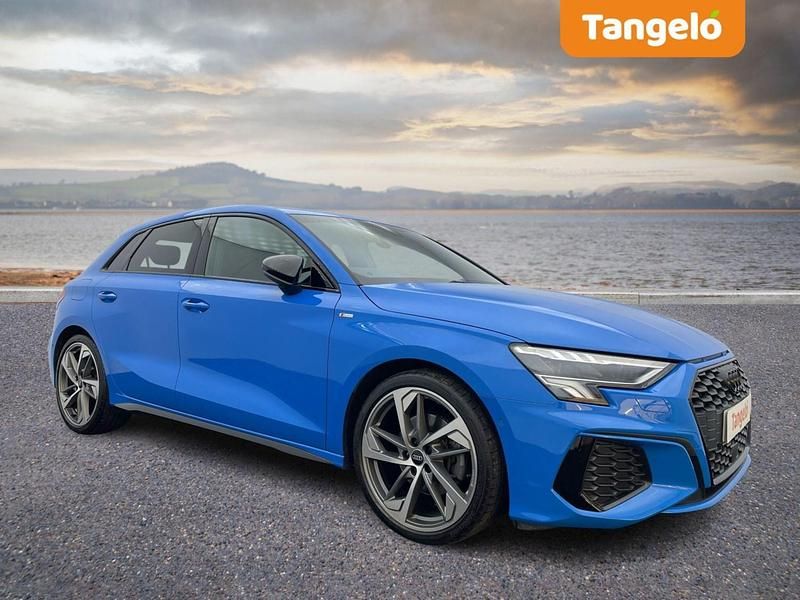 Blue Used 2023 Audi A3 Sportback Black Edition Hatchback | £25,245 (Expensive) - Image 1/4