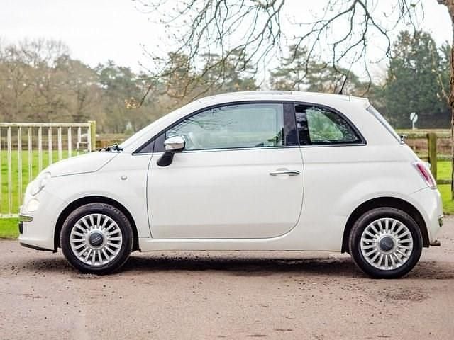 Used Fiat 500 Lounge 69 HP (50 kW) 2008 White Hatchback