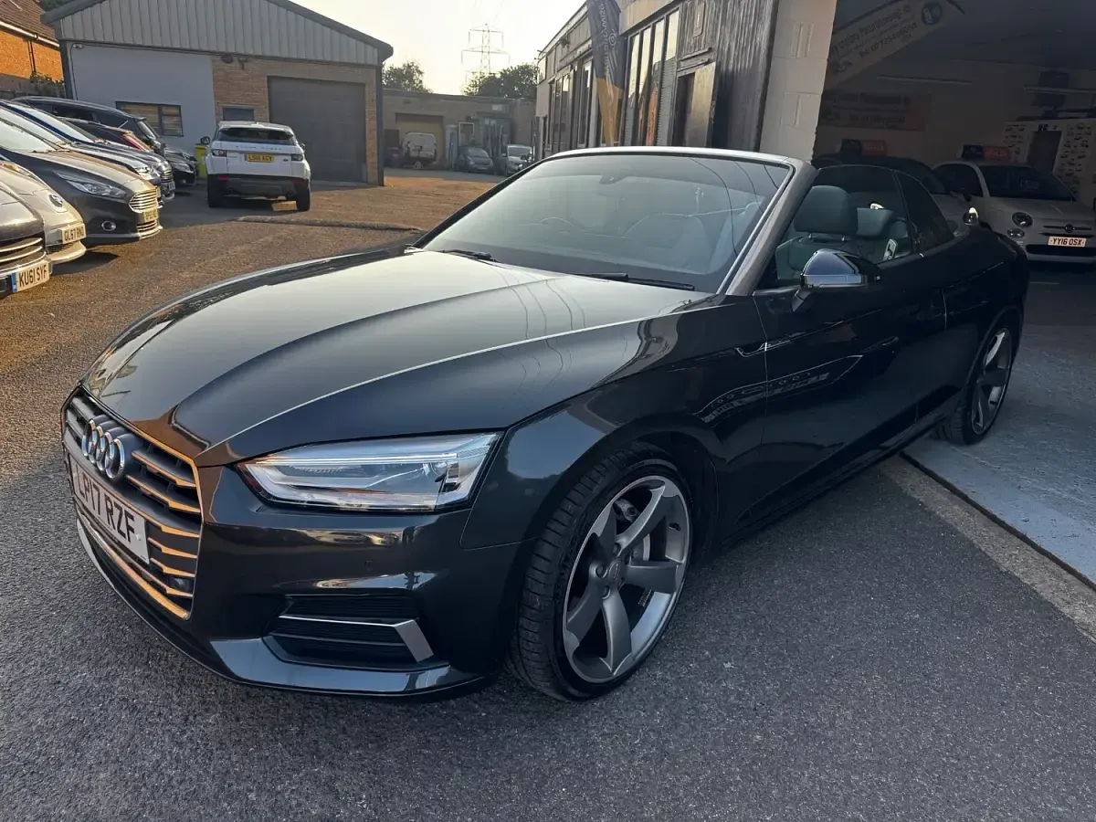 Used Audi A5 Cabriolet Sport 190 HP (139 kW) 2017 Grey Cabriolet