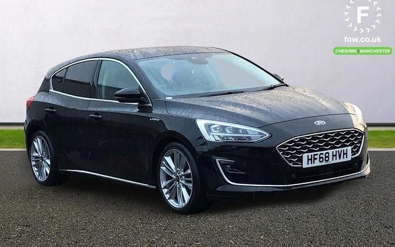 Black Used 2019 Ford Focus Vignale Hatchback | £14,399 (Fair price) - Image 1/4