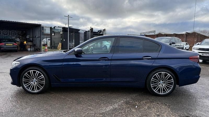 Used BMW 520 2017 Blue Sedan