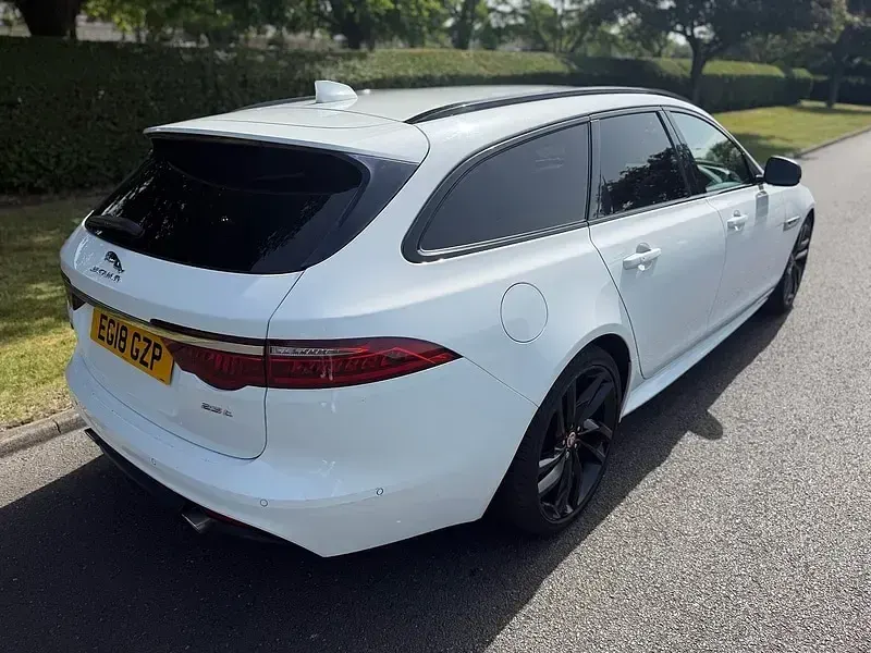 Used Jaguar XF R-Sport 2018 White Estate
