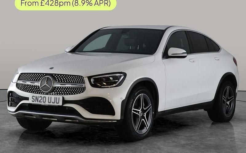 Used 2022 Mercedes GLC220 AMG line Coupe | £25,042 (Good price) - Image 1/2