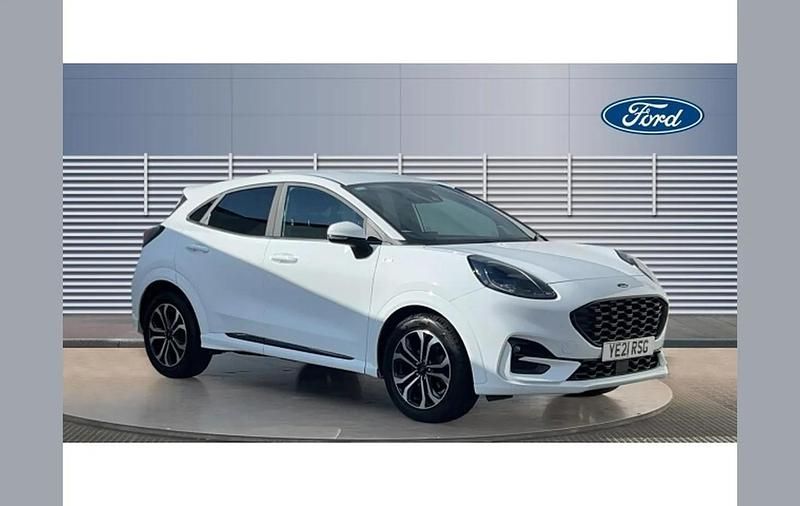 White Used 2021 Ford Puma Gen-E ST-Line SUV | £12,600 (Fair price) - Image 1/4