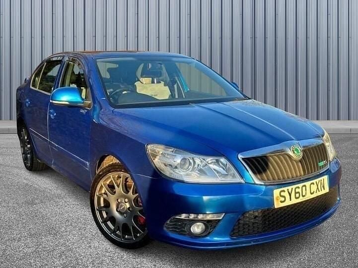 Begagnad Skoda Octavia vRS 2010 Blå Halvkombi