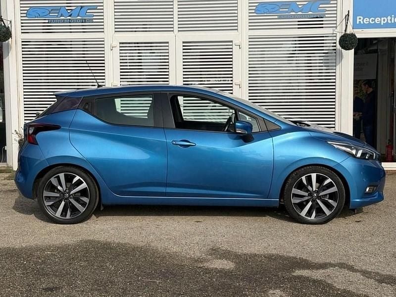 Used Nissan Micra Acenta 117 HP (86 kW) 2019 Blue Hatchback