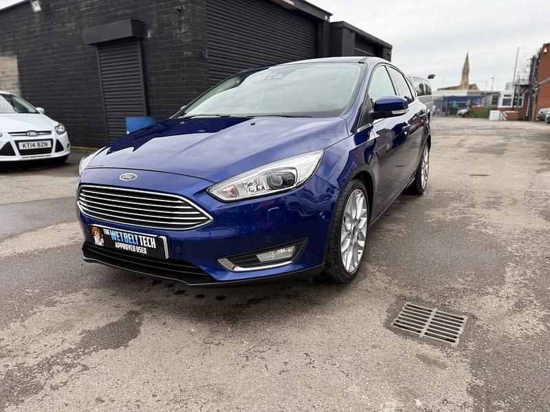 Used Ford Focus Titanium X 125 HP (91 kW) 2017 Blue Hatchback