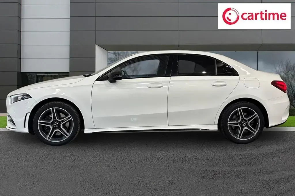 Used Mercedes A250 AMG line 218 HP (160 kW) 2021 White Sedan