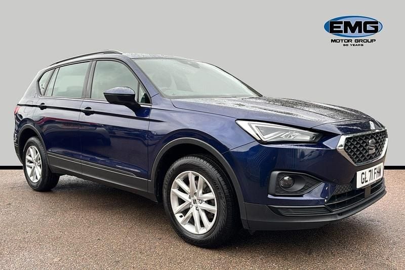 Blue Used 2022 Seat Tarraco SE SUV | £17,595 (Good price) - Image 1/3
