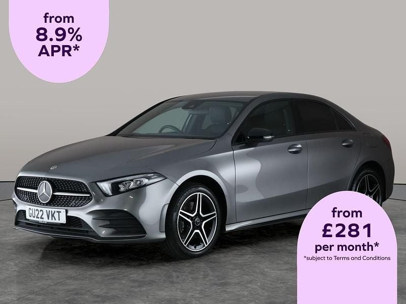 Grey Used 2022 Mercedes A250 AMG line Sedan | £20,393 (Good price) - Image 1/2
