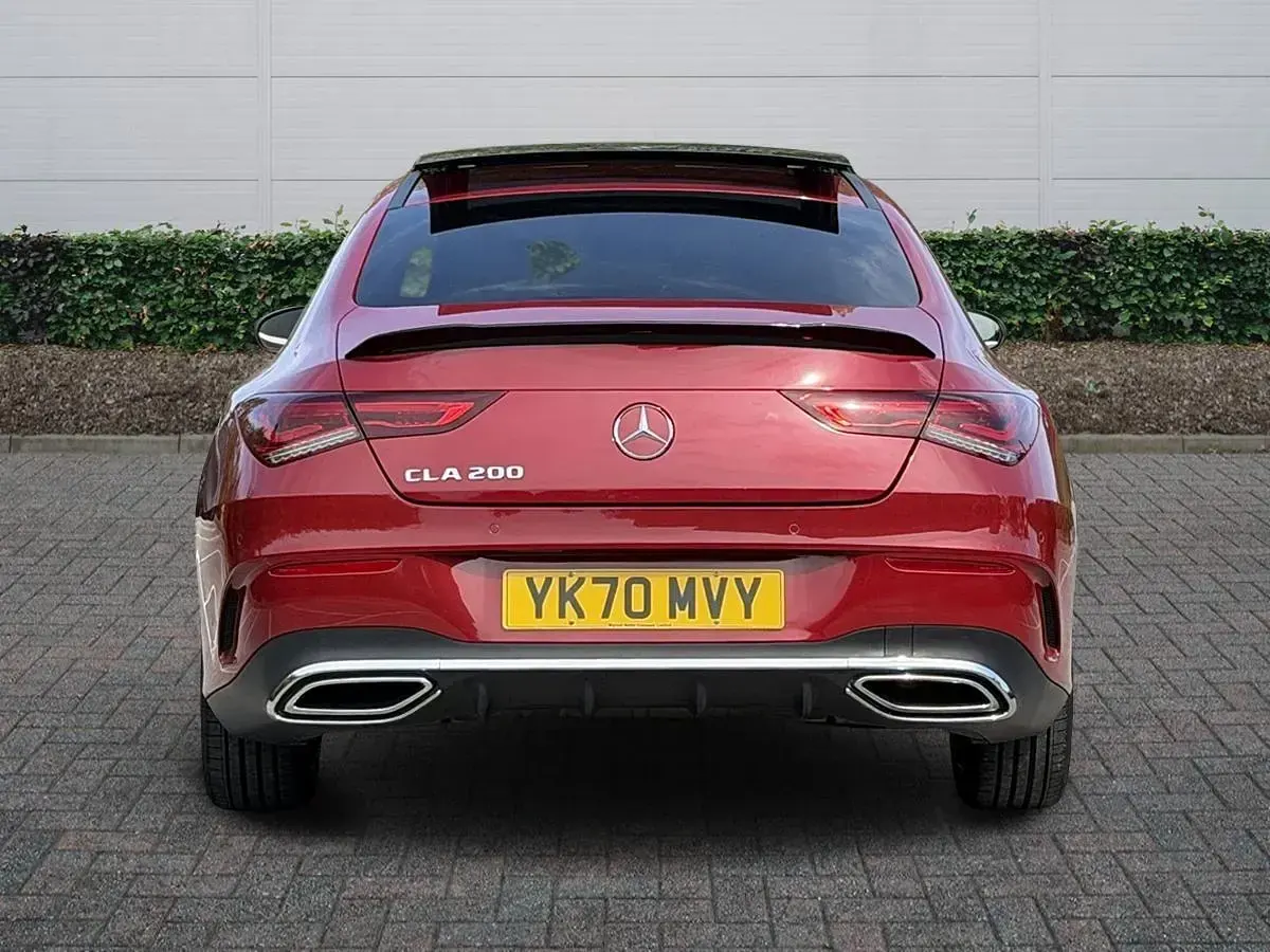 Used Mercedes CLA200 AMG Line Premium Plus 2020 Red Coupe