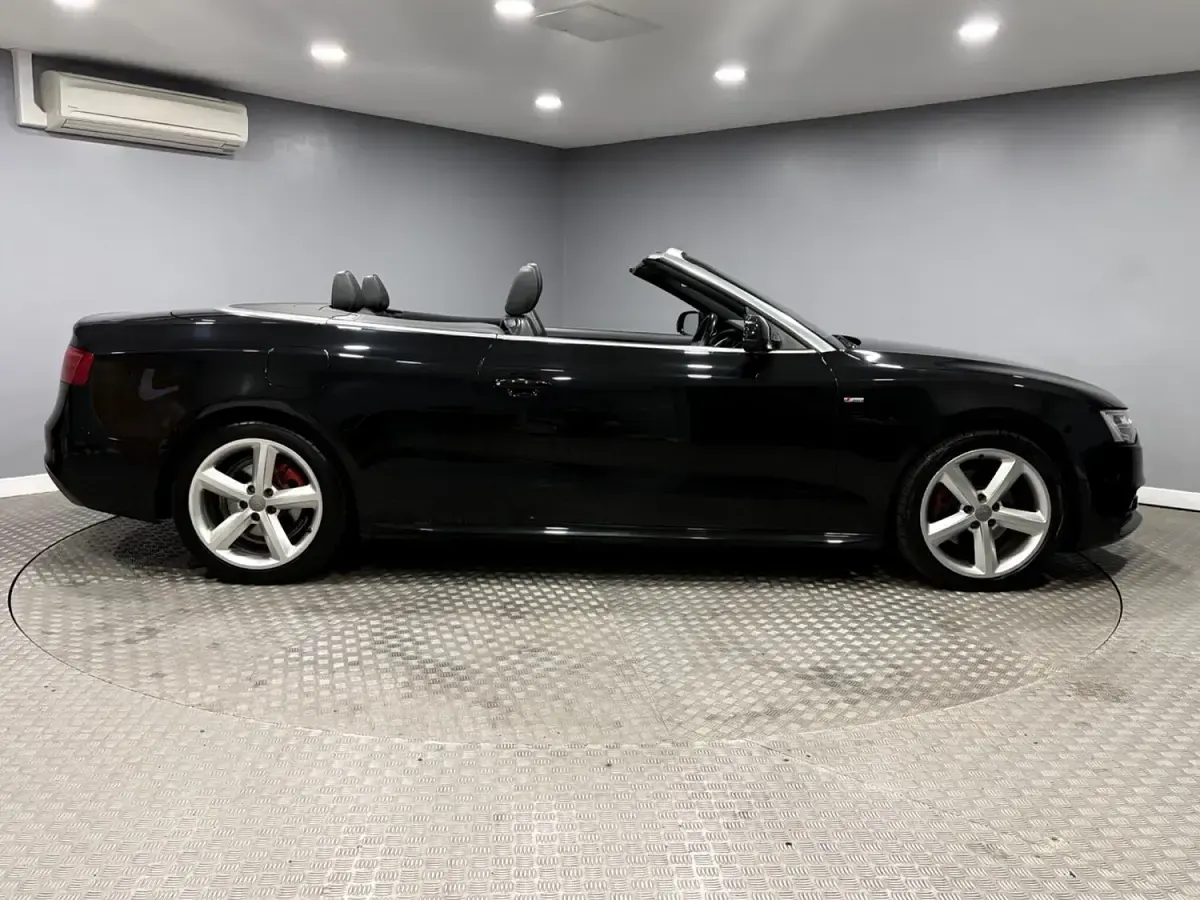 Used Audi A5 Cabriolet S-Line 177 HP (130 kW) 2012 Black Cabriolet