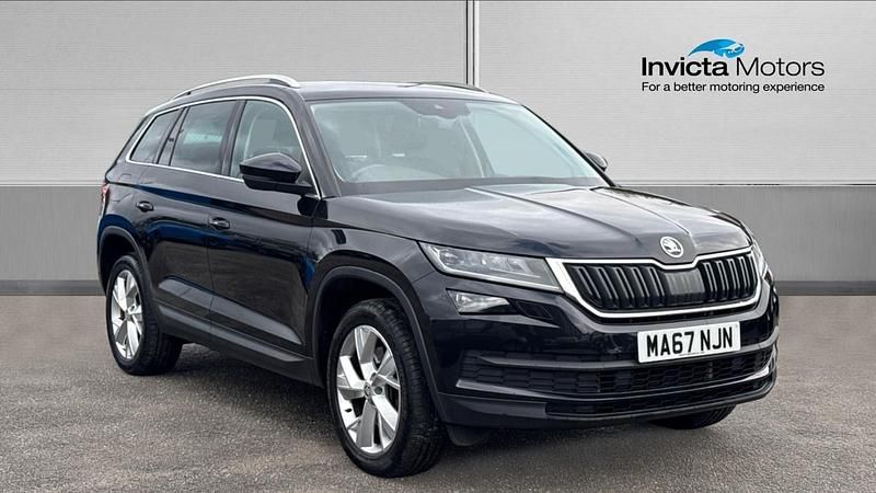 Black magic metallic Used 2017 Skoda Kodiaq SUV | £16,950 (Good price) - Image 1/4