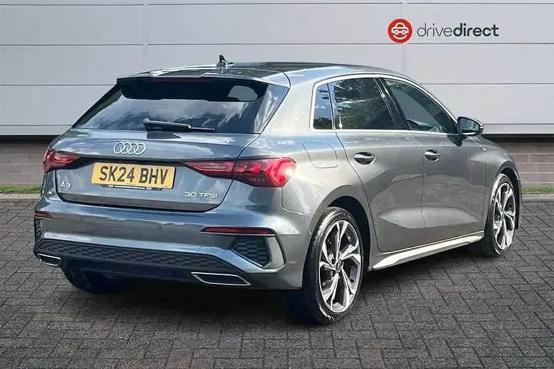 Used Audi A3 Sportback S-Line 110 HP (80 kW) 2024 Grey Hatchback