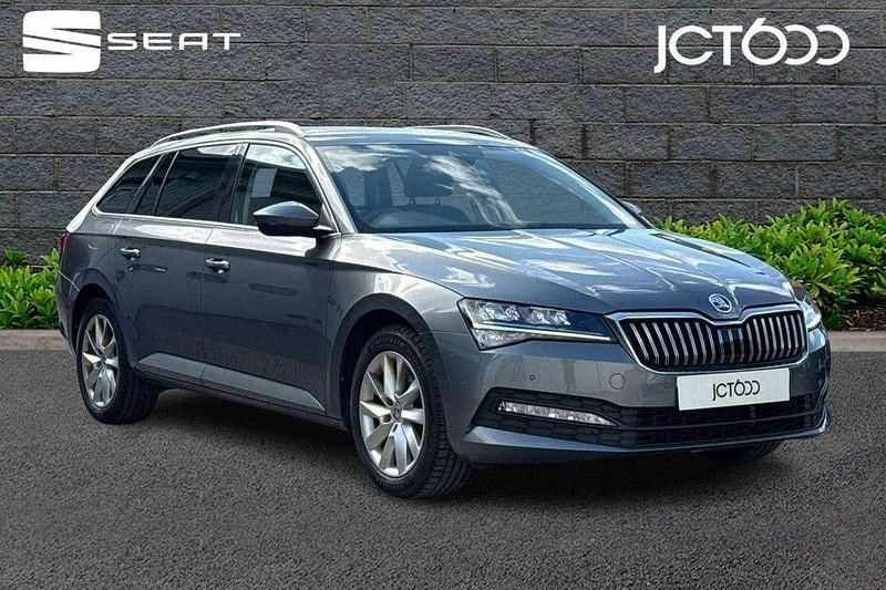 Grey Used 2022 Skoda Superb SE Technology Estate | £19,990 (A bit pricey) - Image 1/4