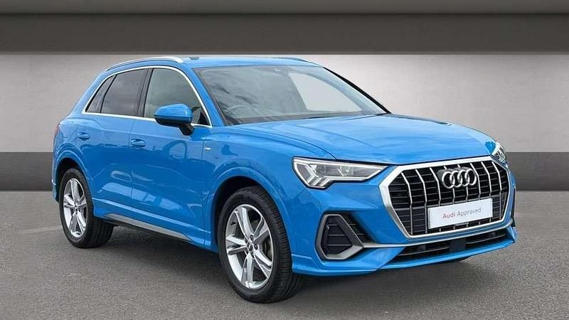 Blue Used 2019 Audi Q3 S-Line SUV | £18,691 (Fair price) - Image 1/4