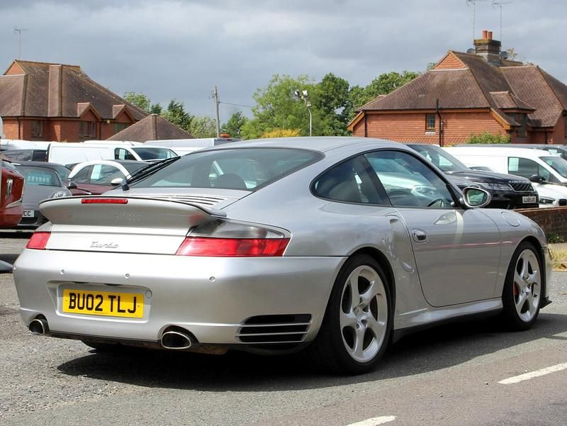 Used Porsche 996 Turbo 414 HP (304 kW) 2002 Silver Coupe