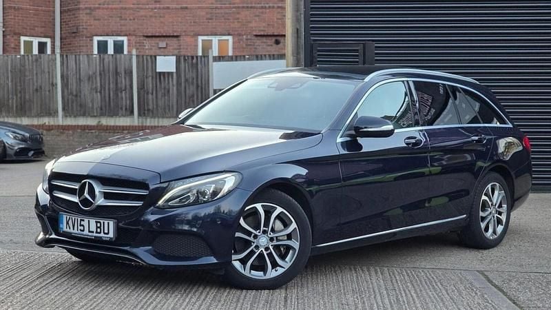 Used Mercedes C250 Premium 2015 Blue Estate