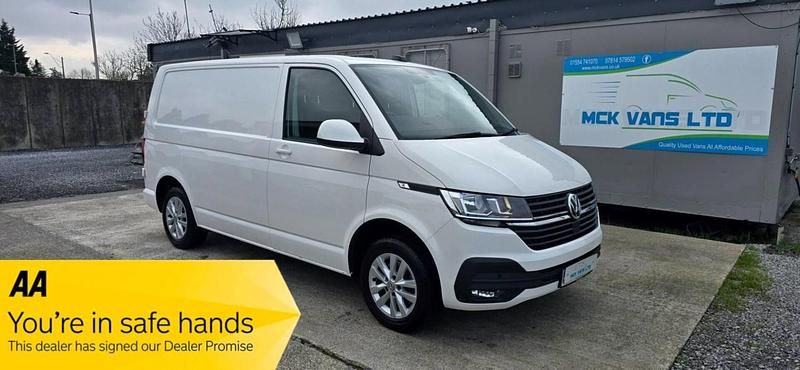 Used VW T6.1 Highline 150 HP (110 kW) 2022 White Van