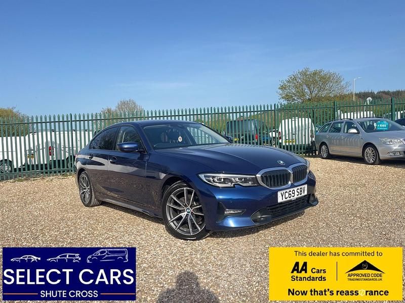 Used BMW 320 Sport Line 190 HP (139 kW) 2019 Blue Sedan