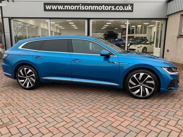 Kingfisher blue Used 2022 VW Arteon R-line Estate | £27,995 (Fair price) - Image 1/1