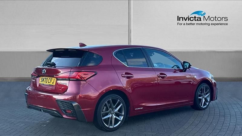 Used Lexus CT200h Sport Line 134 HP (98 kW) 2020 Red Hatchback