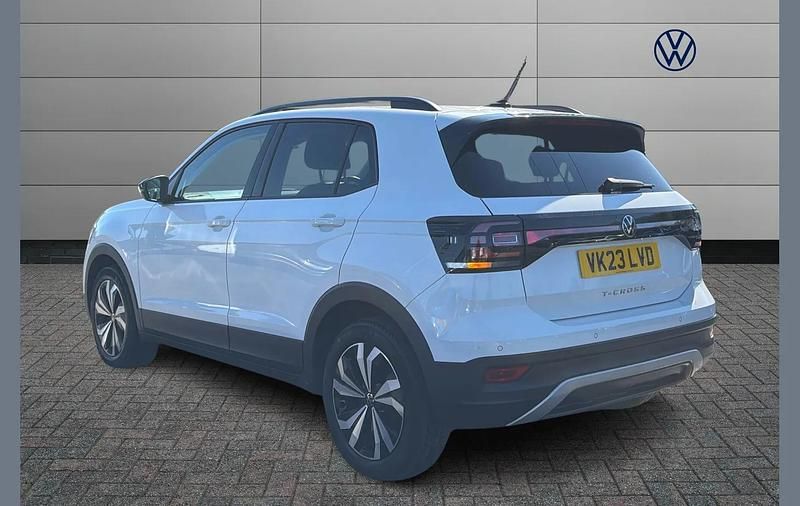 Used VW T-Cross Black Edition 95 HP (69 kW) 2023 White SUV