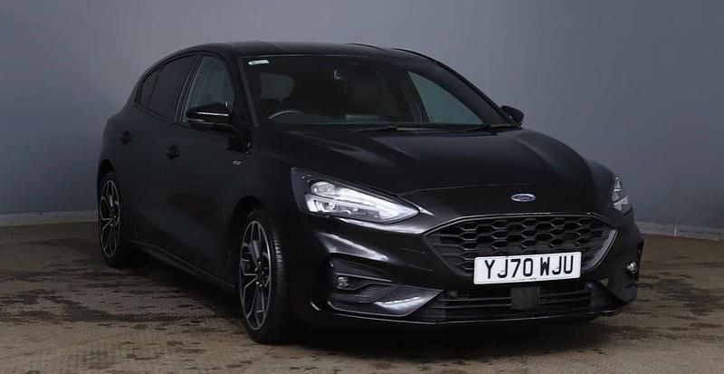 Black Used 2020 Ford Focus ST-Line X Hatchback | £10,990 (Good price) - Image 1/2