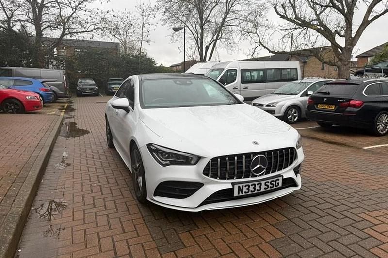 Used Mercedes CLA180 AMG Line Premium Plus 136 HP (100 kW) 2021 White Sedan