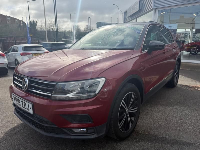 Używany VW Tiguan SE 2018 Czerwony SUV