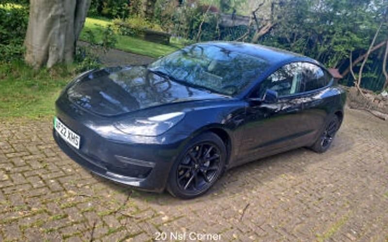 Used Tesla Model 3 Long Range AWD 258 kW (351 HP) 2022 Black Sedan