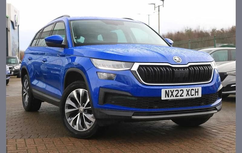 Used Skoda Kodiaq SE Drive 147 HP (108 kW) 2022 Energy blue SUV