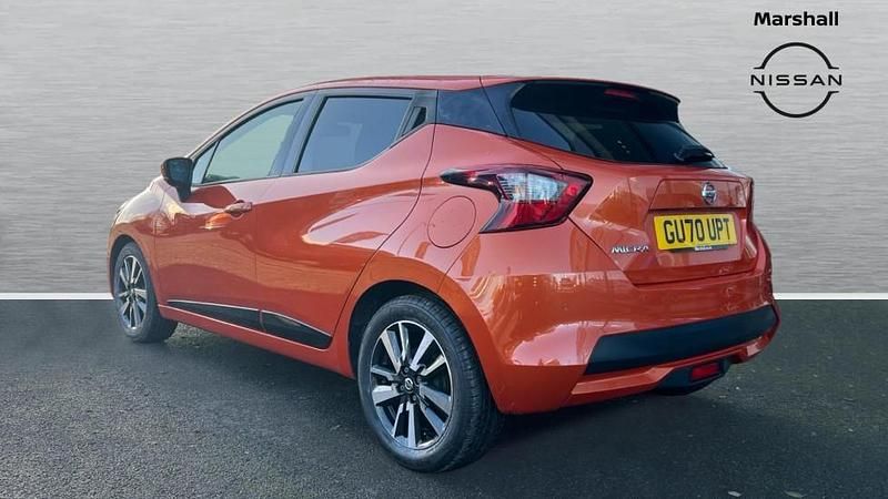 Used Nissan Micra Tekna 100 HP (73 kW) 2020 Orange  Hatchback