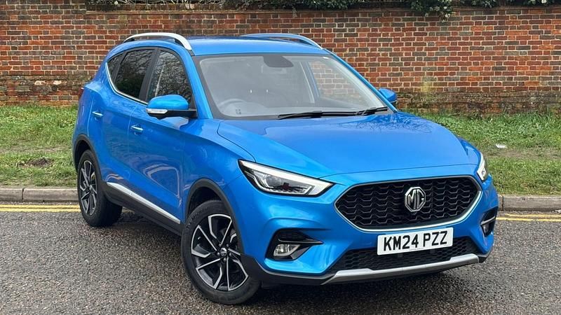 Used MG ZS Exclusive 109 HP (80 kW) 2024 Blue Hatchback