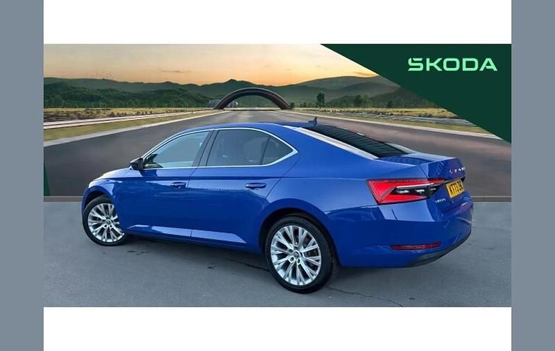 Used Skoda Superb SE L 150 HP (110 kW) 2023 Blue Hatchback