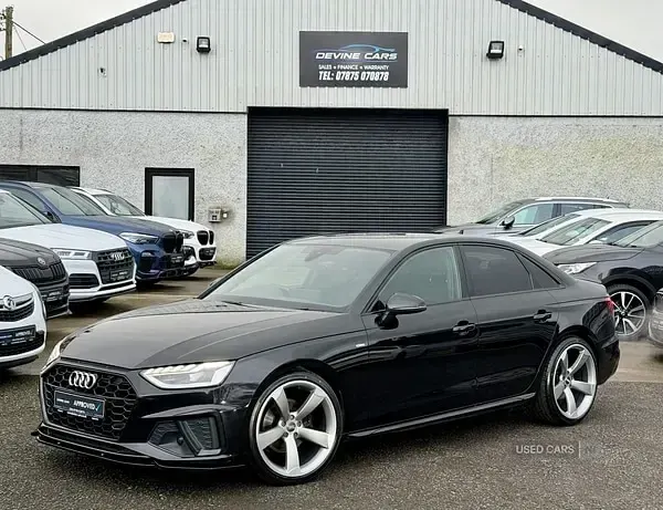 Used Audi A4 Black Edition 163 HP (119 kW) 2021 Black Sedan