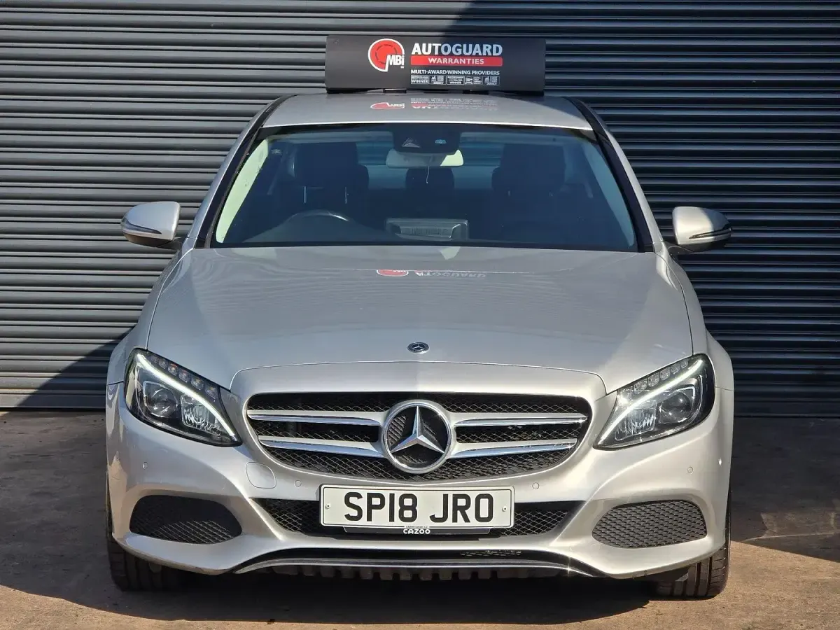 Used Mercedes C220 2018 Silver Sedan