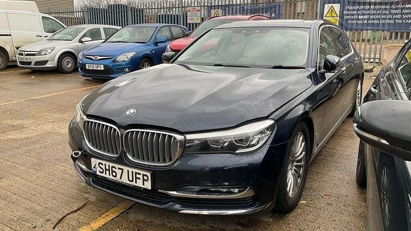 Used BMW 740L Exclusive 2017 Blue Sedan