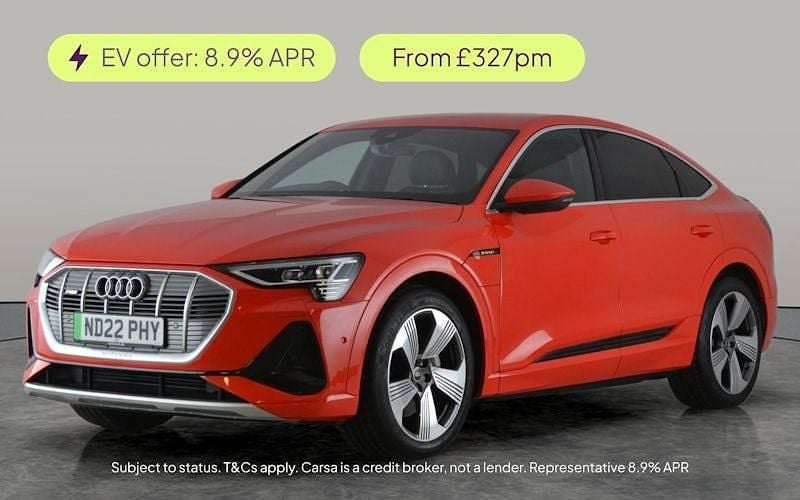 Used 2022 Audi e-tron Sportback S-Line SUV | £22,241 (Good price) - Image 1/3