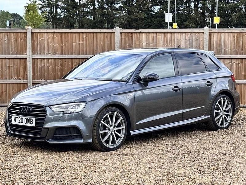 Grey Used 2020 Audi A3 Sportback Black Edition Hatchback | £17,800 (Fair price) - Image 1/4