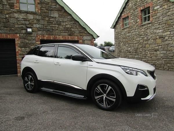 White Used 2018 Peugeot 3008 GT-line Hatchback | £9,995 - Image 1/4