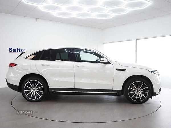 Used Mercedes EQC400 AMG line 300 kW (408 HP) 2021 White SUV