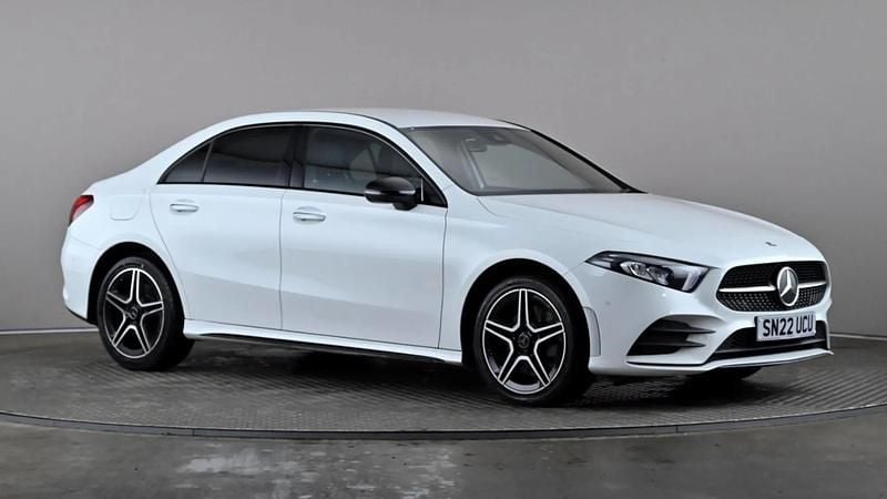 White Used 2022 Mercedes A250 AMG Line Premium Sedan | £18,788 (Fair price) - Image 1/4