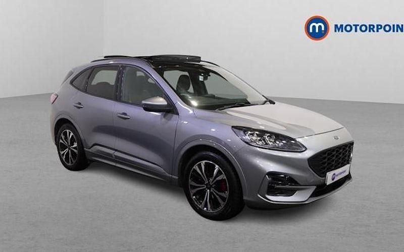 Silver Used 2021 Ford Kuga ST-Line X SUV | £17,949 (Fair price) - Image 1/4