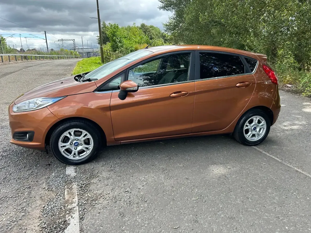 Used Ford Fiesta Titanium 75 HP (55 kW) 2016 Brown Hatchback