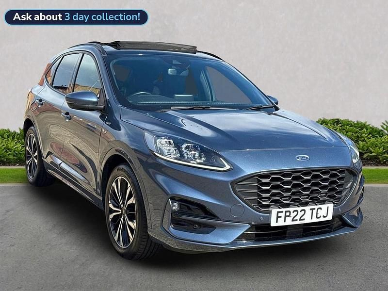Blue Used 2022 Ford Kuga ST-Line X SUV | £17,499 (A bit pricey) - Image 1/4